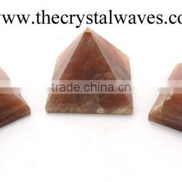 Peach Moonstone wholesale pyramid