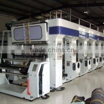 High Speed 8 Color Small Gravure Printing Machine
