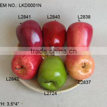 Artificial Fake Fruits 3.5" Artificial Polyfoam Red Apple House Decoration