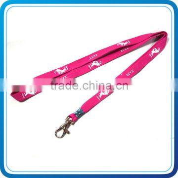 Fasional cute polyester tube lanyard for mobile phone