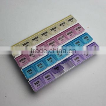 Daily Using 28 Days Monthly Plastic Pill box