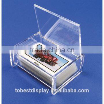 Playing card box wholesale, business card storage box, clear plastic business card boxes