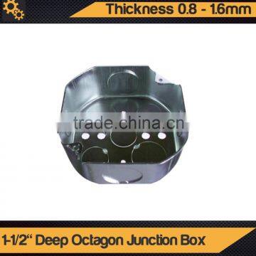 1-1/2" Deep Octagon Junction Box