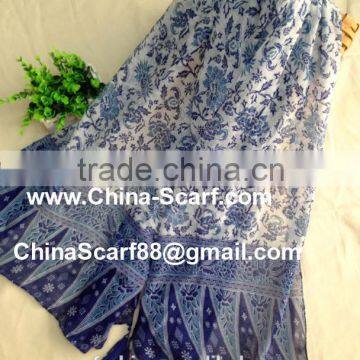 Cotton voile scarf shawl wholesale