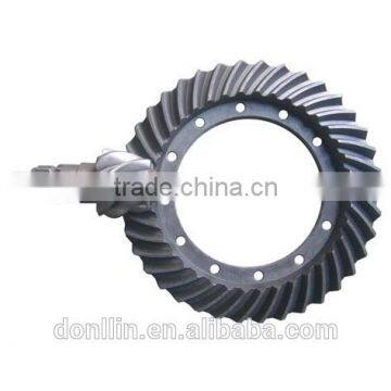 High Carbon Steel Spiral Bevel Tooth Gear / Arc Tooth Bevel Gear / Oil Drilling Gear photo-3