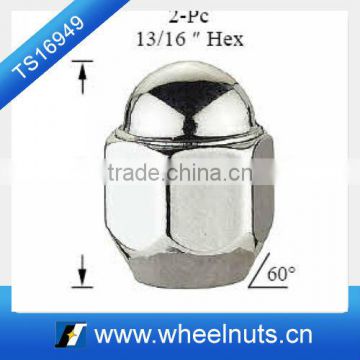 21mm hex capped steel wheel nut