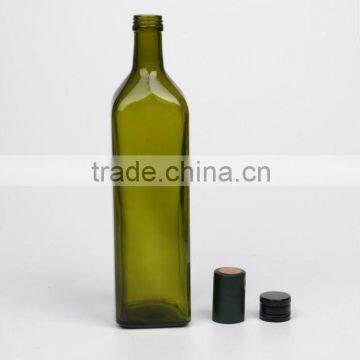 250ml,500ml,750ml,1000ml Dark Green Glass Dorica Olive Oil Bottle 500ml