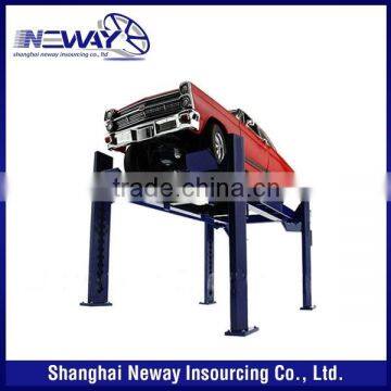 Vehicle lift 4 post car lift for wholesaling