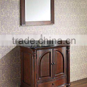 Antique Solid Wood Bathroom Cabinet MA-0126