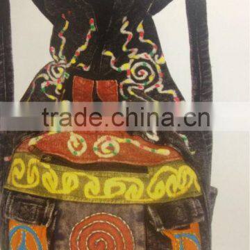 Hippie Shoulder handbags canvas backpack bags