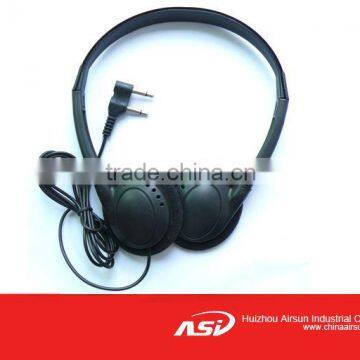 Aviation Headset Headphone Double 3.5mm Jack