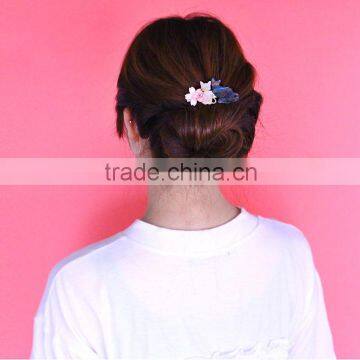 2016 Fashion Flower and Cat Hair Clip photo-2
