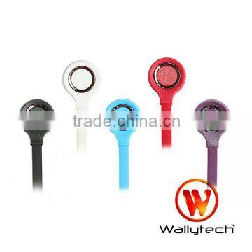 Flat Cable Earphone With Remote For SamSung S4