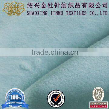 Jacquard loop garment cut velvet fabric for hook and loop