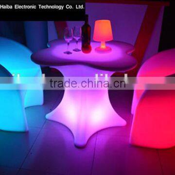 bar furniture table and chair Modern color changing rechargeable bright led furniture led table led chairs