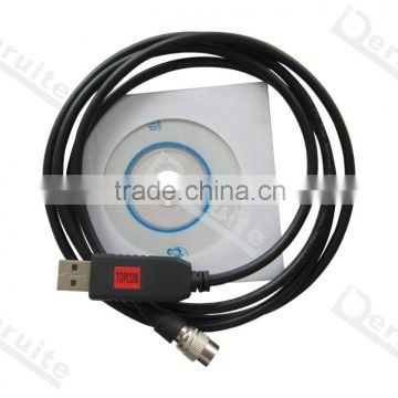 Data transfer cable/data download cable for TOPCON total station