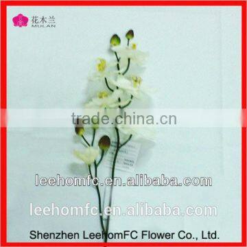 natural touch single stem silk orchid flower supplier