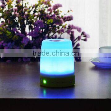 AJ99 Unique Home Decoration Led Lamp Speaker Bluetooth TF Card Dual Speakers With 3 Level Brightness Touch Control Design
