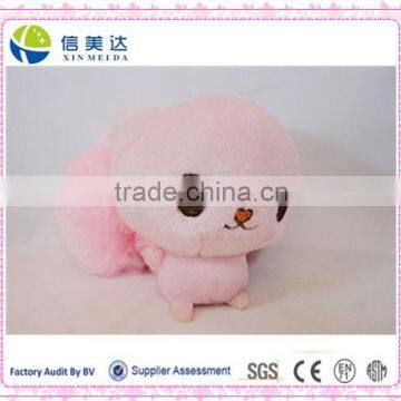 Cute Pink Squirrel Soft Stuffed Plush Cartoon Toys/Soft Plush Keychain