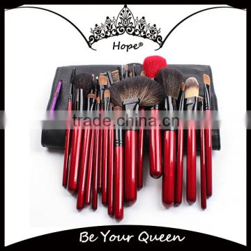 27pcs Red Beauty Makeup Brush Set