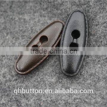 OVAL ACRYL 2-HOLES TOGGLE BUTTON FOR GARMENT ACCESSORIES photo-3