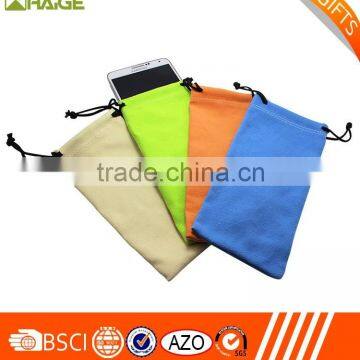 microfiber mobile phone pouch