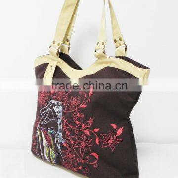 Young Girl Printing Tote Bag for Women