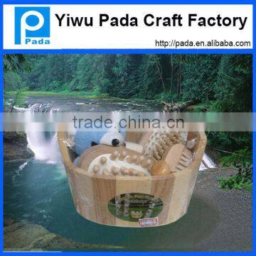 wooden spa Bath Set