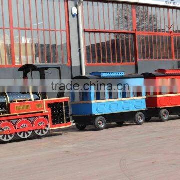 Electric Train With Big Wagons