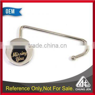 Advertising coin holder with fashion cheap bag hanger