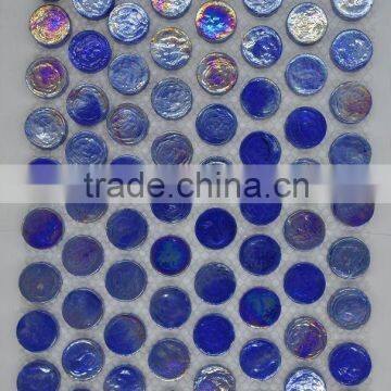 Y076 Iridescent glass mosaic for pool resurfacing