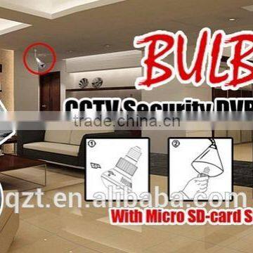 BC-680 Bulb Lamp CCTV Camera Bulb IR LED Security DVR Video ecorder Motion Detection 3.6mm lens