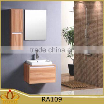 European Style Wall Mounted Mirrored MDF Bathroom Vanity Cabinet RA109