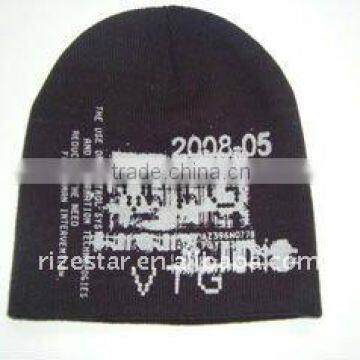 fashion printed beanies