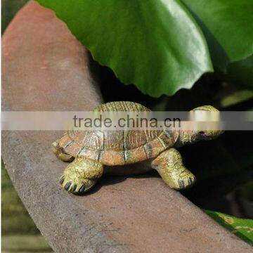 resin animal garden decoration with tortoise design