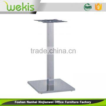 2016 popular silver color cast iron bar table base for office furniture, restaurants