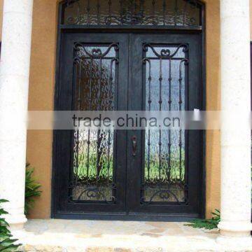 Forge iron Door wrought iron main gates manufacture