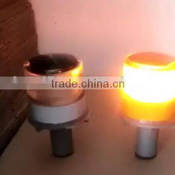 Small Solar blinking led traffic warning light