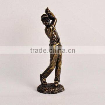 Resin golf sports trophy cup statue