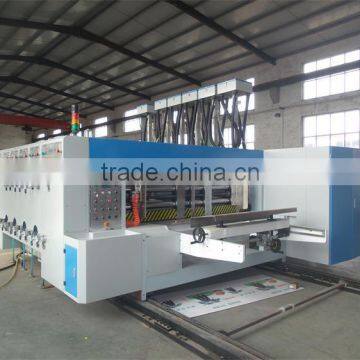 1400x2500mm High Speed Lead Edge Feeder Four Colors Automatic Flexo Printer Slotter Die Cutter With Stacker Quality Choice