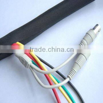 Open braided expandable sleeve