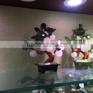 Precious Beautiful Rose Crystal Trees Ornaments photo-4