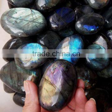 new arrived top quality natural polished Labradorite stone for Sale