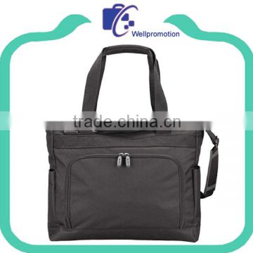 Wholesale blank black canvas shoulder messenger bag