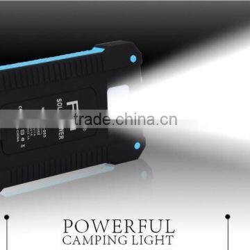 New Energy Friendly Portable Batteries 5V Solar Power Bank 10000mAh for Long Journey Using