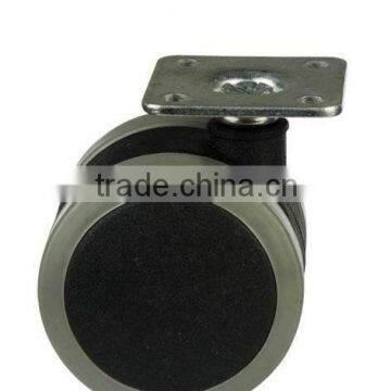 JWPU52 furniture parts , non hood twin wheel furniture parts,nylon furniture parts,rubber furniture parts