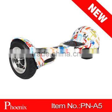 2016 newest 2 wheels powered 10 inch hoverboard with bluetooth speaker (PN-A5)