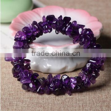 Purple Crystal Stone Hand Chain for Women Decoration or Gifts