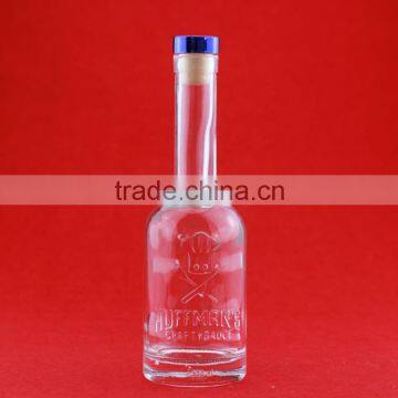 Hot Quality Cheap Elegant Woman Body Bottle 500ml Paint Greagne Bottles Glass Embossed Betterfly Bottles photo-4