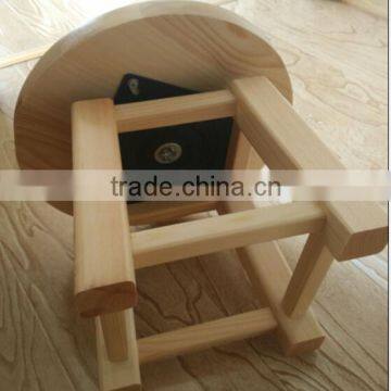 swivel wooden sauna stool